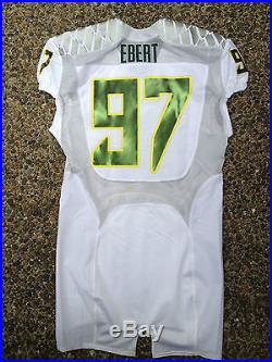 Oregon Ducks Game Football Jersey Authentic Nike Team Issued Size 46