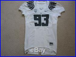 Oregon Ducks Game Worn Jersey and Game Worn/Issued Pants Size 44S BEARD
