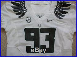 Oregon Ducks Game Worn Jersey and Game Worn/Issued Pants Size 44S BEARD