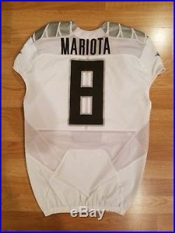 Oregon Ducks Marcus Mariota CFP Title Game Team Issued Jersey Un Worn Used 2015