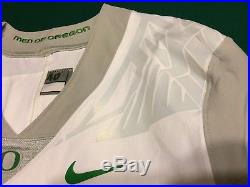 Oregon Ducks Nike Pro Combat Mach Speed Game Issued Jersey #1 Springs