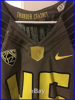 Oregon Ducks Team Issued Military Utah Game Jersey Not Used Or Worn