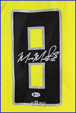 Oregon Marcus Mariota Signed Yellow Nike Game Issued Jersey BAS #Q65587