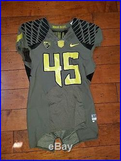 Oregon ducks military authentic game jersey issued