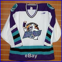 Orlando Solar Bears IHL Bauer Authentic On Ice Game Issued White Hockey Jersey