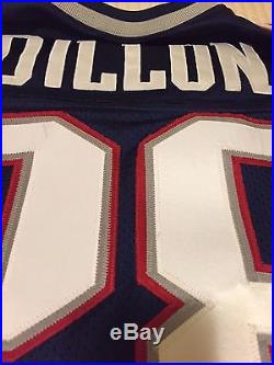 PATRIOTS TEAM ISSUED GAME JERSEY AUTHENTIC COREY DILLON, NAVY 28 (Vintage)