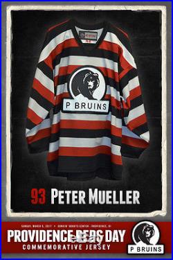 Peter Mueller Providence Reds Commemorative Game Issued Jersey