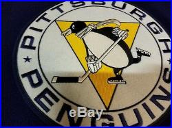 PITTSBURGH PENGUINS Goalie Cut Dark Blue 2011 wc Game Issued Pro Jersey 58