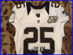 PJ Williams 2016 New Orleans Saints Game Issued / Worn Jersey 50th PATCH FSU