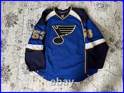 Patrick Cannone Game Issued St Louis Blues Blue Jersey