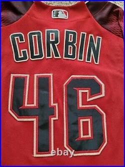 Patrick Corbin Game Used/ Issued Arizona Diamondbacks Jersey