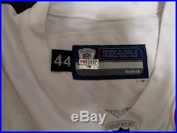 Patriots Brian Hoyer 2009 White AFL Throwback Game Issued Jersey Patriots COA