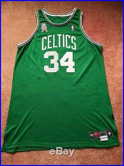 Paul Pierce 2001-02 Boston Celtics Game Issued Used ProCut Jersey Nike 50+4 9/11