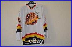 Pavel Bure #96 Signed Game Issue Vancouver Canucks Jersey Size 52 COA Fight
