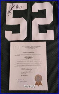 Pepper Johnson Signed New York Jets 1998 Game Issue Jersey Ed Block Award COA