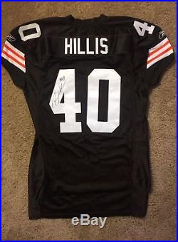 Peyton Hillis Autographed NFL Game Issued Cleveland Browns Game Jersey With Jsa