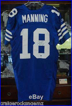 Peyton Manning Signed Autographed 2003 GAME ISSUED Colts Jersey STEINER COA