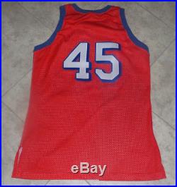 Philadelphia 76ers NBA Champion Authentic Game Issued Jersey 90's Basketball