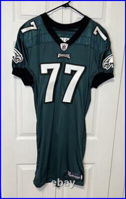 Philadelphia Eagles Authentic Team Issued Game Worn / Used Reebok Jersey 2008