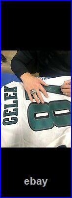 Philadelphia Eagles Brent Celek Signed Game Issued Jersey! Super Bowl Champ