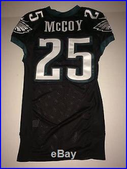 Philadelphia Eagles LESEAN McCOY GAME ISSUED TEAM WORN NFL Jersey Carson Wentz
