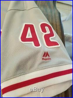 Philadelphia Phillies 2018 Jackie Robinson Day Game Issued/used Jersey