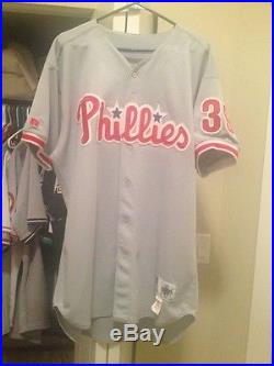 Philadelphia Phillies Game Issued Jersey Russell Authentic Diamond Collection 48