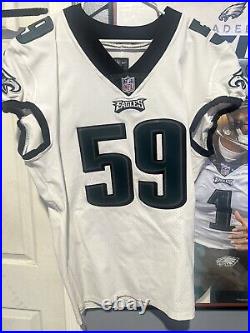 Philadelphia eagles game issued jersey#59 No Name Plate