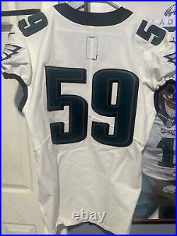 Philadelphia eagles game issued jersey#59 No Name Plate