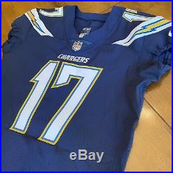 Philip Rivers Signed Autographed Game / Team Issued Chargers Jersey 2017 PSA COA