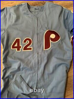 Phillies Game Issued Ron Reed Jersey 1984