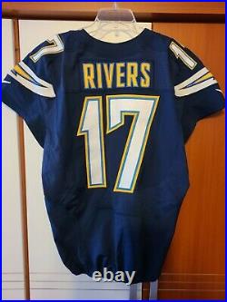 Phillip Rivers 2014 San Diego Chargers Player Issued Nike Authentic Game Jersey