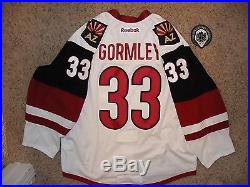 Phoenix Coyotes #33 Brandon Gormley 15/16 Away Set 1 Game Issued Jersey withLOA