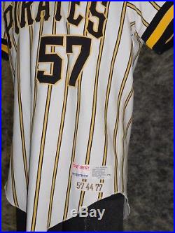 Pittsburgh Pirates 1977 Bumble Bee Pinstripe Game Used/Issued Jersey