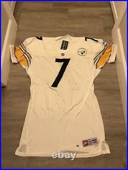 Pittsburgh Steelers #7 Authentic Game Team Issued Jersey Pete Gonzalez 1998 +COA