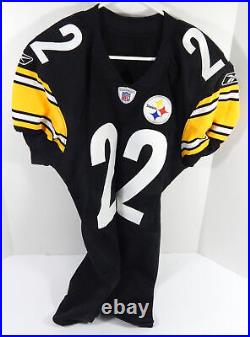 Pittsburgh Steelers Brown #22 Game Issued Black Jersey DP50829