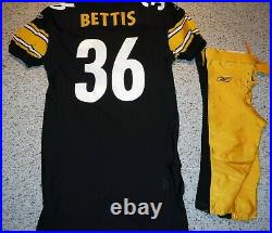 Pittsburgh Steelers Jerome Bettis 2001 Game Jersey 2001 Game Pants Team Issue