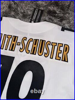 Pittsburgh Steelers JuJu Smith Schuster Team Issued White Away Game Jersey COA