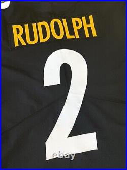 Pittsburgh Steelers Mason Rudolph Team Game Issued 2021 NFL Football Jersey COA