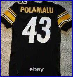 Pittsburgh Steelers Team Issue Jersey Troy Polamalu Jersey 2006 Game Jersey
