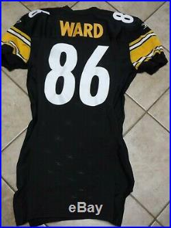 Pittsburgh Steelers Team Issued Hines Ward 2001 Authentic Game Jersey