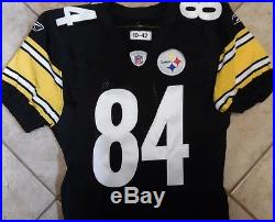 Pittsburgh Steelers Team Issued Jersey 2010 Antonio Brown Game Jersey Home