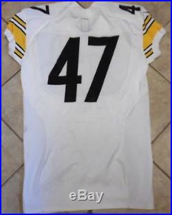 Pittsburgh Steelers Team Issued Jersey 2015 #47 Steelers Game Jersey Skill /46
