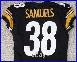 Pittsburgh Steelers Team Issued Jersey Jalen Samuels Game Jersey Coa Nc State