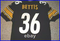 Pittsburgh Steelers Team Issued Jersey Jerome Bettis 2001 Game Jersey Size 52