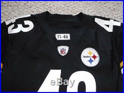 Pittsburgh Steelers Team Issued Jersey Troy Polamalu 2011 Authentic Game Jersey