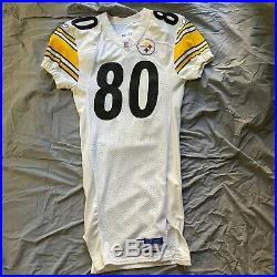 Plaxico Burress Game Worn/Issued Pittsburgh Steelers jersey