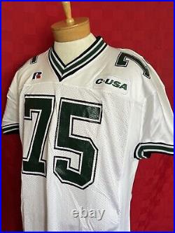 RARE #75 Tulane Green Wave Chrys Bullock Team Issued Game Worn Jersey C-USA 2XL