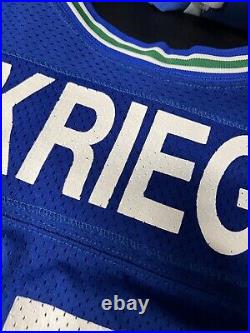 RARE Dave Krieg Seattle Seahawks Wilson Player Issued/Game Used Jersey 80s 90s