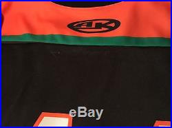 READING ROYALS ECHL GAME ISSUED HALLOWEEN SPECIALTY JERSEY FIGHT STRAP 2016 worn